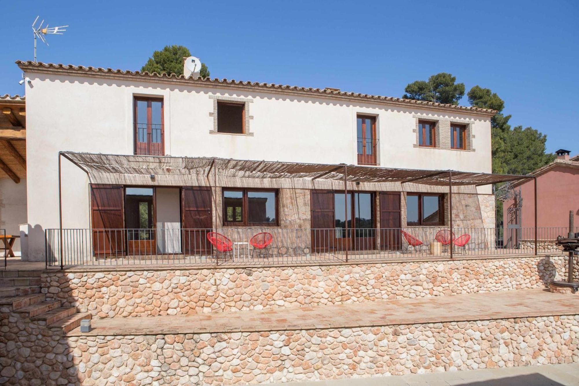 Casa Rural Masia Les Apieres El Pla de Manlleu Exterior photo