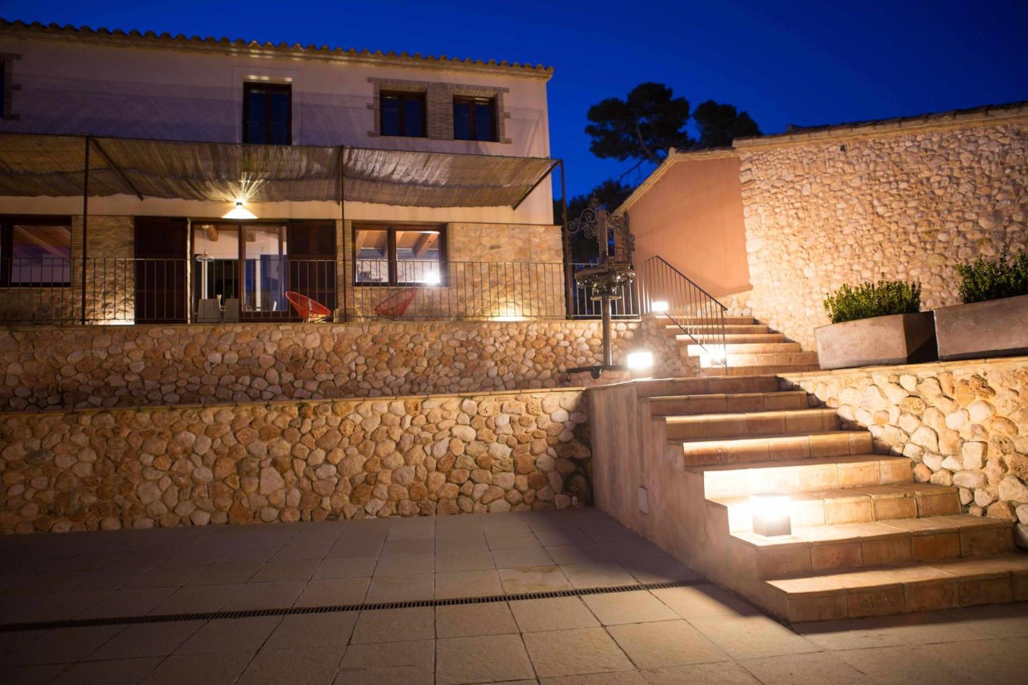 Casa Rural Masia Les Apieres El Pla de Manlleu Exterior photo